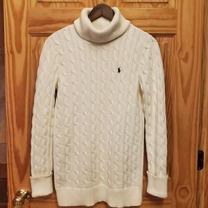 Polo Ralph Lauren Cable Knit Turtleneck Sweater  Medium